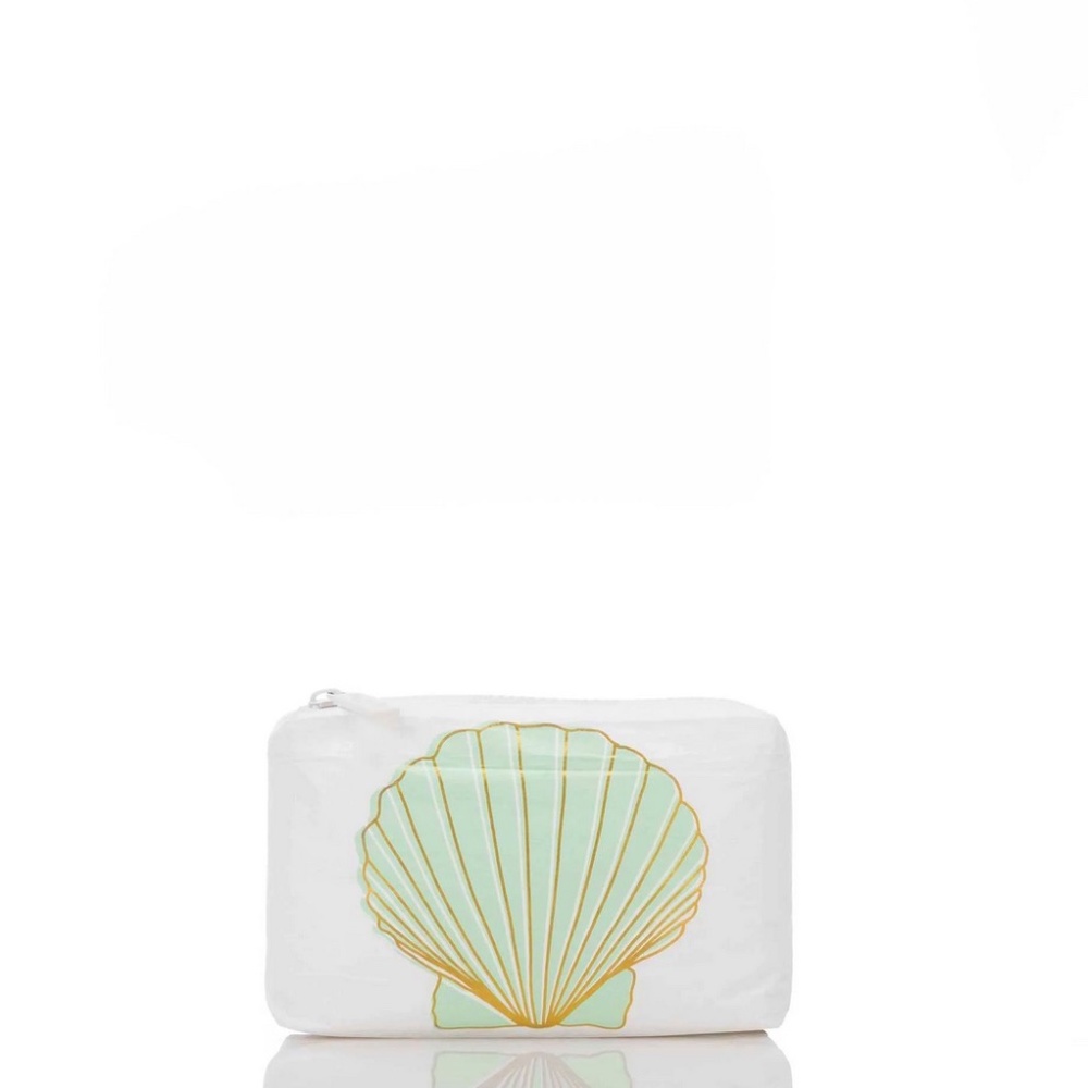 Aloha Collection Mini Sunrise Pouch in Mint (NWT)